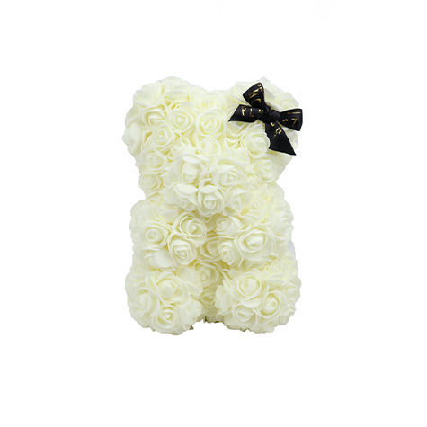 Teddy Bear eternal (mini): Ours fait avec des roses